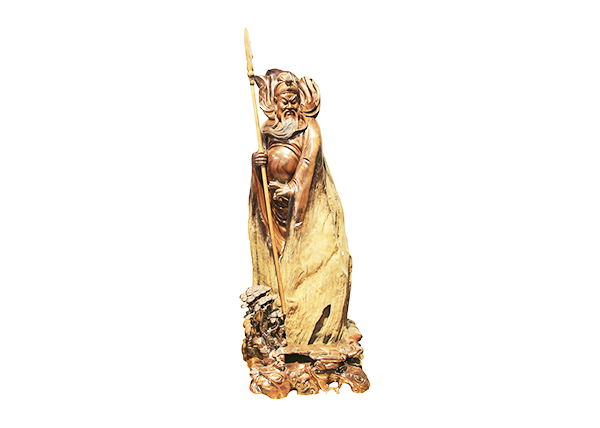 金絲楠木工藝品-關公